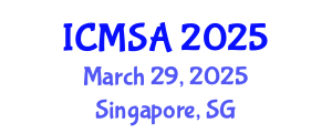 International Conference on Marine Science and Aquaculture (ICMSA) March 29, 2025 - Singapore, Singapore