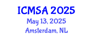International Conference on Marine Science and Aquaculture (ICMSA) May 13, 2025 - Amsterdam, Netherlands