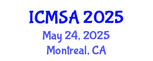 International Conference on Marine Science and Aquaculture (ICMSA) May 24, 2025 - Montreal, Canada