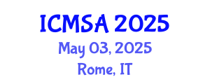 International Conference on Marine Science and Aquaculture (ICMSA) May 03, 2025 - Rome, Italy