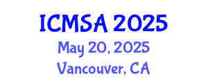 International Conference on Marine Science and Aquaculture (ICMSA) May 20, 2025 - Vancouver, Canada