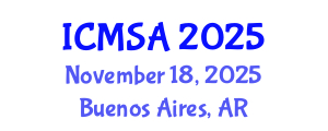 International Conference on Marine Science and Aquaculture (ICMSA) November 18, 2025 - Buenos Aires, Argentina