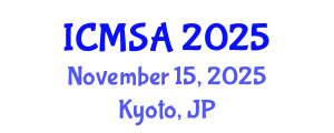 International Conference on Marine Science and Aquaculture (ICMSA) November 15, 2025 - Kyoto, Japan