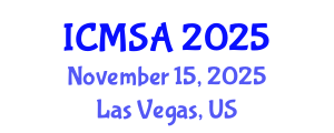 International Conference on Marine Science and Aquaculture (ICMSA) November 15, 2025 - Las Vegas, United States