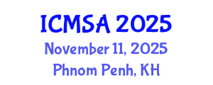 International Conference on Marine Science and Aquaculture (ICMSA) November 11, 2025 - Phnom Penh, Cambodia