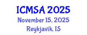 International Conference on Marine Science and Aquaculture (ICMSA) November 15, 2025 - Reykjavik, Iceland