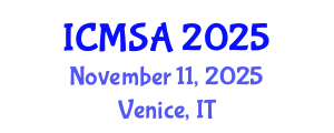 International Conference on Marine Science and Aquaculture (ICMSA) November 11, 2025 - Venice, Italy