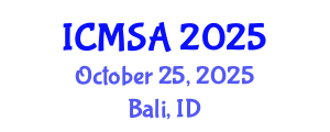 International Conference on Marine Science and Aquaculture (ICMSA) October 25, 2025 - Bali, Indonesia
