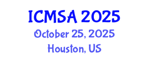 International Conference on Marine Science and Aquaculture (ICMSA) October 25, 2025 - Houston, United States