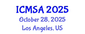 International Conference on Marine Science and Aquaculture (ICMSA) October 28, 2025 - Los Angeles, United States