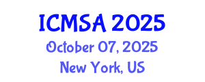 International Conference on Marine Science and Aquaculture (ICMSA) October 07, 2025 - New York, United States
