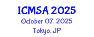 International Conference on Marine Science and Aquaculture (ICMSA) October 07, 2025 - Tokyo, Japan