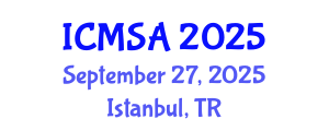 International Conference on Marine Science and Aquaculture (ICMSA) September 27, 2025 - Istanbul, Turkey