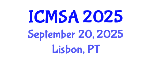 International Conference on Marine Science and Aquaculture (ICMSA) September 20, 2025 - Lisbon, Portugal