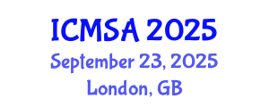 International Conference on Marine Science and Aquaculture (ICMSA) September 23, 2025 - London, United Kingdom