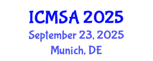 International Conference on Marine Science and Aquaculture (ICMSA) September 23, 2025 - Munich, Germany