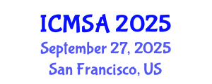 International Conference on Marine Science and Aquaculture (ICMSA) September 27, 2025 - San Francisco, United States