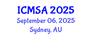 International Conference on Marine Science and Aquaculture (ICMSA) September 06, 2025 - Sydney, Australia