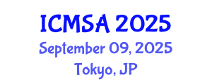 International Conference on Marine Science and Aquaculture (ICMSA) September 09, 2025 - Tokyo, Japan