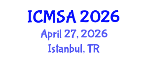 International Conference on Marine Science and Aquaculture (ICMSA) April 27, 2026 - Istanbul, Turkey International Conference on Marine Science and Aquaculture (ICMSA) April 27, 2026 - Istanbul, Turkey