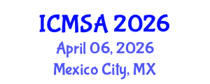International Conference on Marine Science and Aquaculture (ICMSA) April 06, 2026 - Mexico City, Mexico International Conference on Marine Science and Aquaculture (ICMSA) April 06, 2026 - Mexico City, Mexico