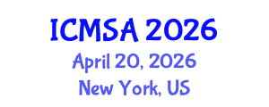 International Conference on Marine Science and Aquaculture (ICMSA) April 20, 2026 - New York, United States International Conference on Marine Science and Aquaculture (ICMSA) April 20, 2026 - New York, United States
