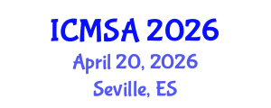 International Conference on Marine Science and Aquaculture (ICMSA) April 20, 2026 - Seville, Spain International Conference on Marine Science and Aquaculture (ICMSA) April 20, 2026 - Seville, Spain