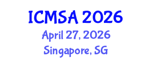 International Conference on Marine Science and Aquaculture (ICMSA) April 27, 2026 - Singapore, Singapore International Conference on Marine Science and Aquaculture (ICMSA) April 27, 2026 - Singapore, Singapore