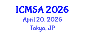 International Conference on Marine Science and Aquaculture (ICMSA) April 20, 2026 - Tokyo, Japan International Conference on Marine Science and Aquaculture (ICMSA) April 20, 2026 - Tokyo, Japan