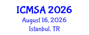 International Conference on Marine Science and Aquaculture (ICMSA) August 16, 2026 - Istanbul, Turkey International Conference on Marine Science and Aquaculture (ICMSA) August 16, 2026 - Istanbul, Turkey