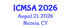 International Conference on Marine Science and Aquaculture (ICMSA) August 21, 2026 - Nicosia, Cyprus