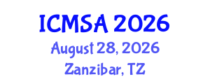 International Conference on Marine Science and Aquaculture (ICMSA) August 28, 2026 - Zanzibar, Tanzania International Conference on Marine Science and Aquaculture (ICMSA) August 28, 2026 - Zanzibar, Tanzania