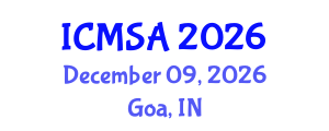 International Conference on Marine Science and Aquaculture (ICMSA) December 09, 2026 - Goa, India International Conference on Marine Science and Aquaculture (ICMSA) December 09, 2026 - Goa, India
