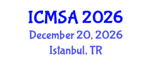 International Conference on Marine Science and Aquaculture (ICMSA) December 20, 2026 - Istanbul, Turkey International Conference on Marine Science and Aquaculture (ICMSA) December 20, 2026 - Istanbul, Turkey