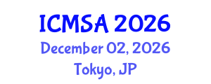 International Conference on Marine Science and Aquaculture (ICMSA) December 02, 2026 - Tokyo, Japan International Conference on Marine Science and Aquaculture (ICMSA) December 02, 2026 - Tokyo, Japan