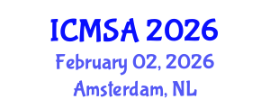 International Conference on Marine Science and Aquaculture (ICMSA) February 02, 2026 - Amsterdam, Netherlands International Conference on Marine Science and Aquaculture (ICMSA) February 02, 2026 - Amsterdam, Netherlands