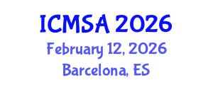 International Conference on Marine Science and Aquaculture (ICMSA) February 12, 2026 - Barcelona, Spain International Conference on Marine Science and Aquaculture (ICMSA) February 12, 2026 - Barcelona, Spain
