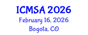 International Conference on Marine Science and Aquaculture (ICMSA) February 16, 2026 - Bogota, Colombia International Conference on Marine Science and Aquaculture (ICMSA) February 16, 2026 - Bogota, Colombia