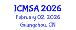 International Conference on Marine Science and Aquaculture (ICMSA) February 02, 2026 - Guangzhou, China International Conference on Marine Science and Aquaculture (ICMSA) February 02, 2026 - Guangzhou, China