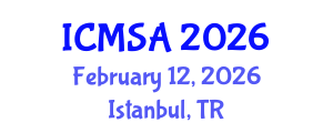 International Conference on Marine Science and Aquaculture (ICMSA) February 12, 2026 - Istanbul, Turkey International Conference on Marine Science and Aquaculture (ICMSA) February 12, 2026 - Istanbul, Turkey