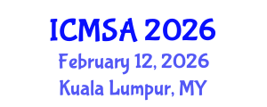 International Conference on Marine Science and Aquaculture (ICMSA) February 12, 2026 - Kuala Lumpur, Malaysia International Conference on Marine Science and Aquaculture (ICMSA) February 12, 2026 - Kuala Lumpur, Malaysia