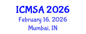 International Conference on Marine Science and Aquaculture (ICMSA) February 16, 2026 - Mumbai, India International Conference on Marine Science and Aquaculture (ICMSA) February 16, 2026 - Mumbai, India