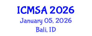 International Conference on Marine Science and Aquaculture (ICMSA) January 05, 2026 - Bali, Indonesia