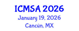 International Conference on Marine Science and Aquaculture (ICMSA) January 19, 2026 - Cancún, Mexico
