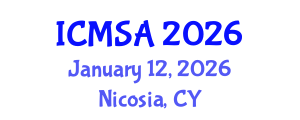 International Conference on Marine Science and Aquaculture (ICMSA) January 12, 2026 - Nicosia, Cyprus International Conference on Marine Science and Aquaculture (ICMSA) January 12, 2026 - Nicosia, Cyprus