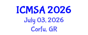 International Conference on Marine Science and Aquaculture (ICMSA) July 03, 2026 - Corfu, Greece International Conference on Marine Science and Aquaculture (ICMSA) July 03, 2026 - Corfu, Greece