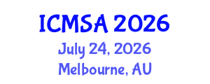 International Conference on Marine Science and Aquaculture (ICMSA) July 24, 2026 - Melbourne, Australia International Conference on Marine Science and Aquaculture (ICMSA) July 24, 2026 - Melbourne, Australia