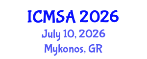 International Conference on Marine Science and Aquaculture (ICMSA) July 10, 2026 - Mykonos, Greece International Conference on Marine Science and Aquaculture (ICMSA) July 10, 2026 - Mykonos, Greece
