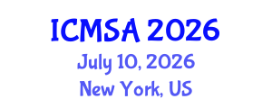 International Conference on Marine Science and Aquaculture (ICMSA) July 10, 2026 - New York, United States International Conference on Marine Science and Aquaculture (ICMSA) July 10, 2026 - New York, United States