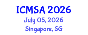 International Conference on Marine Science and Aquaculture (ICMSA) July 05, 2026 - Singapore, Singapore International Conference on Marine Science and Aquaculture (ICMSA) July 05, 2026 - Singapore, Singapore